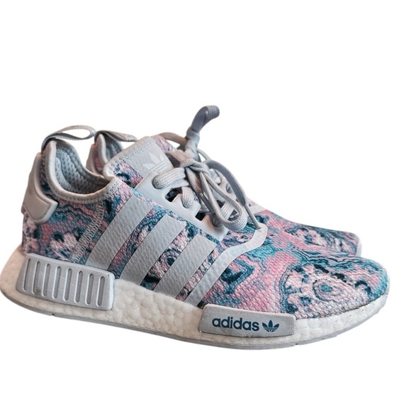 Pink and blue tie dye adidas size 6y - Picture 2 of 5